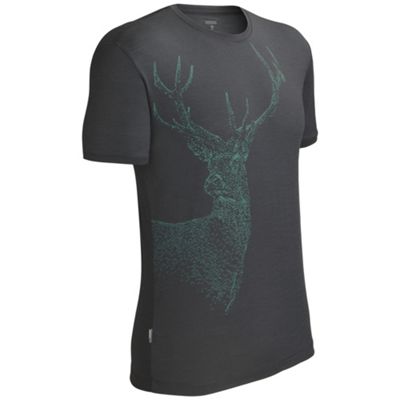 Icebreaker Men's Tech T Lite SS Top Red Stag