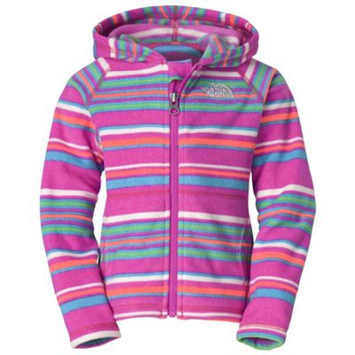 The North Face Striped Glacier Full Zip Hoodie