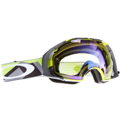 Oakley Airbrake Snowboard Goggles Jet / Irid + Persimmon Lens - Men's