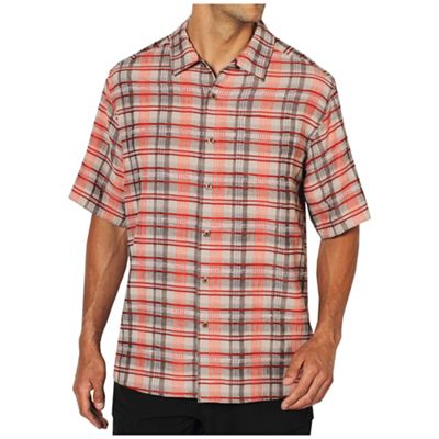 Ex Officio Men's Now Boarding Plaid S/S Top