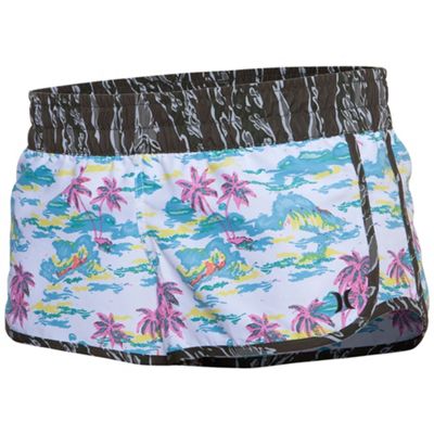 Hurley Women's Supersuede Printed Beachrider Boardshort