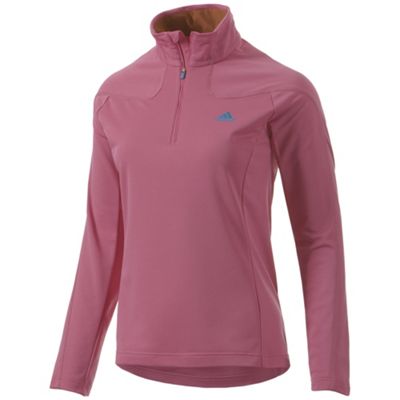 Adidas Women's Hiking / Trekking 1 Sided Half Zip Fleece Top