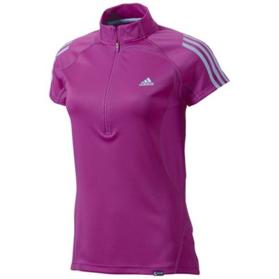 Adidas Women's Terrex Swift Half Zip Short Sleeve Shirt