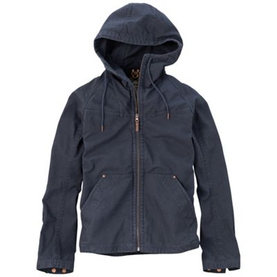 Timberland Men's Lightweight Canvas Hooded Jacket at