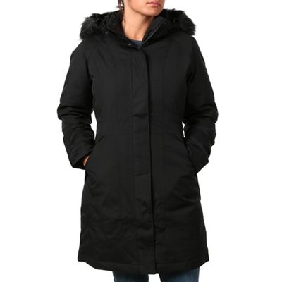 north face women's arctic parka green