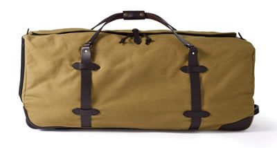 Filson Extra Large Twill Wheeled Duffle Bag - at 0