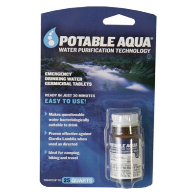 Potable Aqua Iodine Tablets