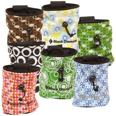 Black Diamond Print Chalk Bags