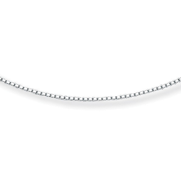 Sterling Silver Box-Link Chain 18"