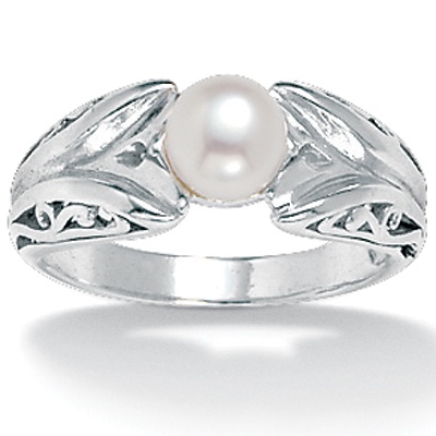Pearl Sterling Silver Ring