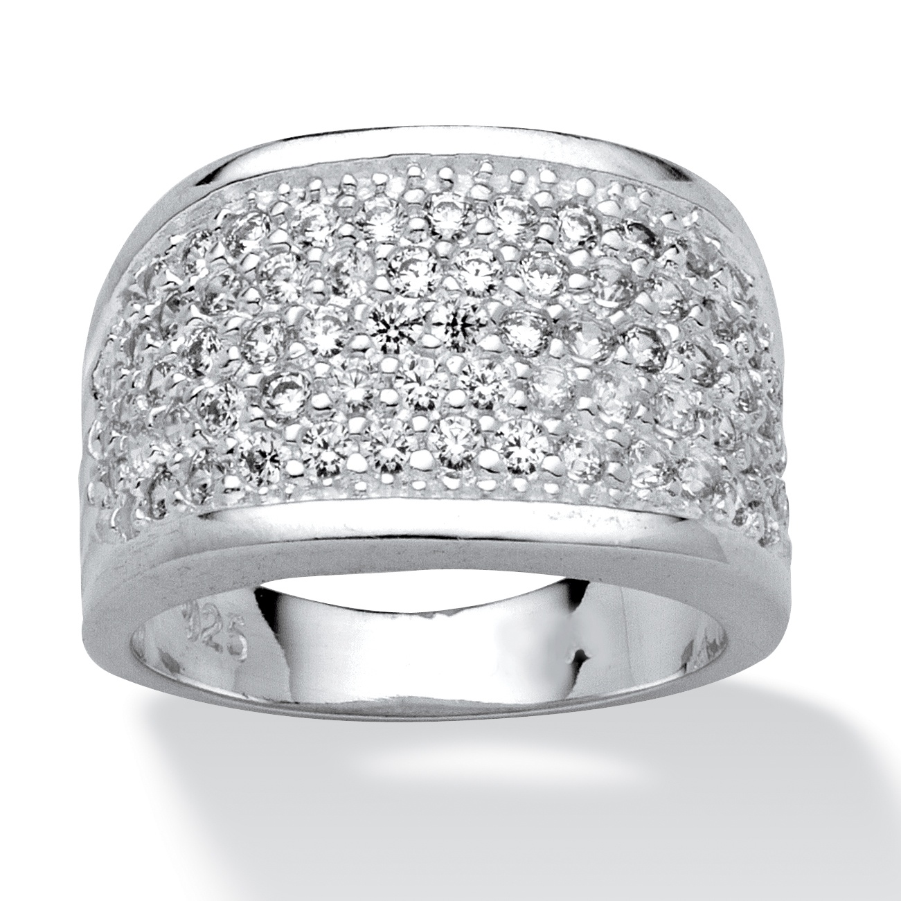 DiamonUltra&trade; CZ Silver Ring