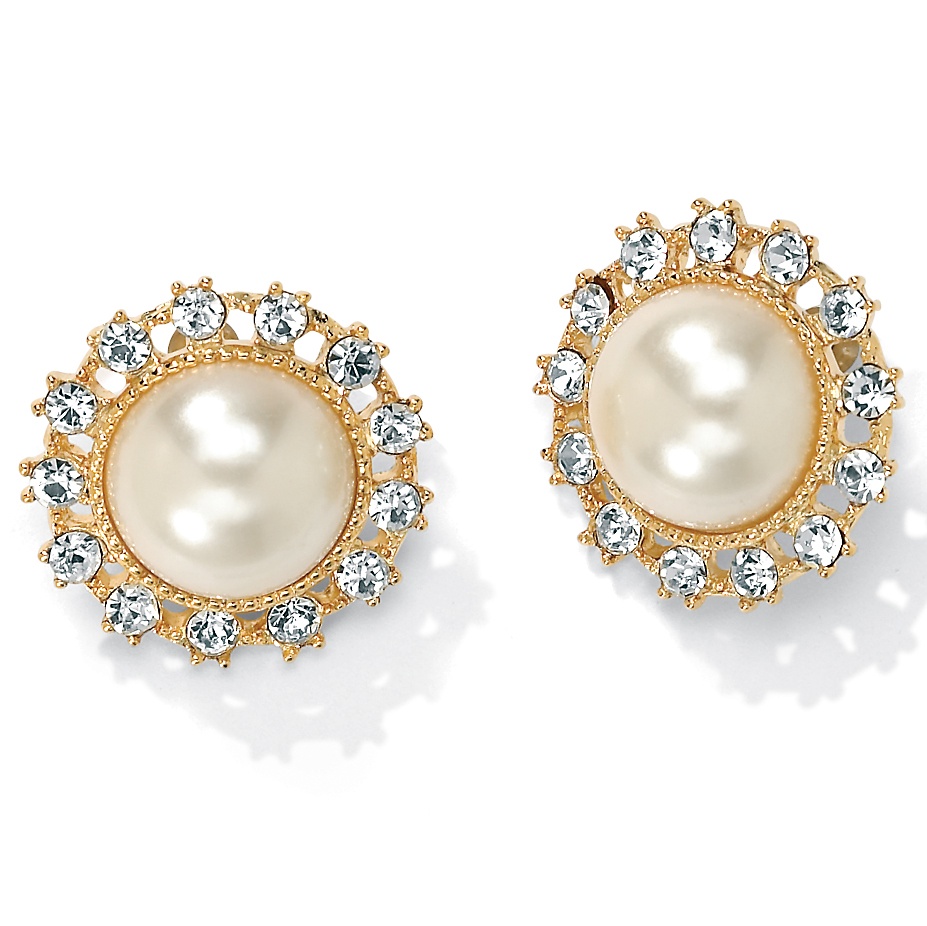 Simulated Pearl Earrings