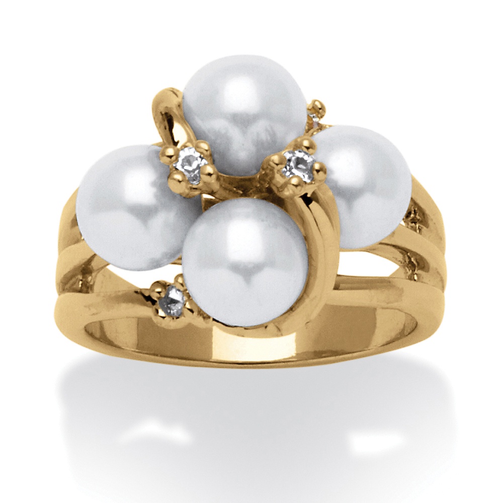 Simulated Pearl Ring