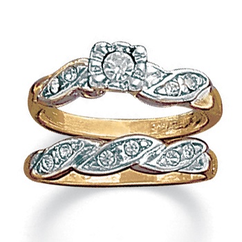 Crystal/Tutone Wedding Set
