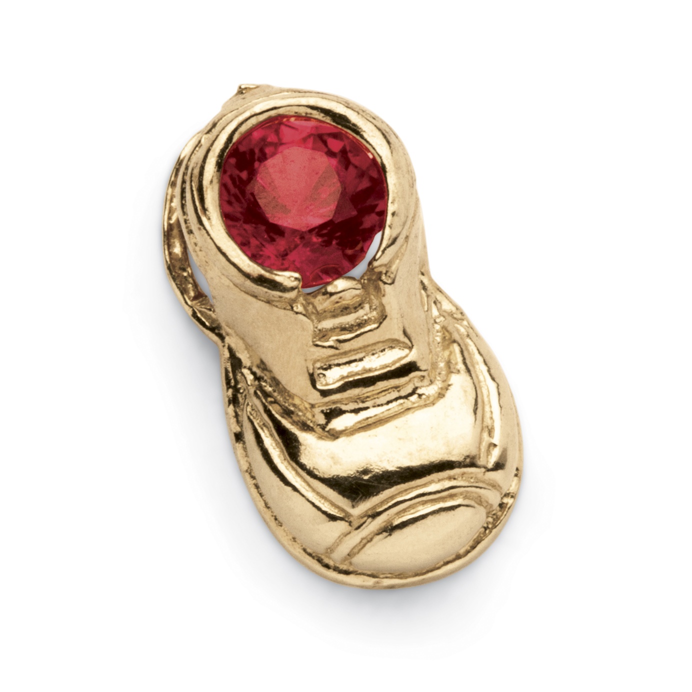 Birthstone 14k Baby Bootie Charm