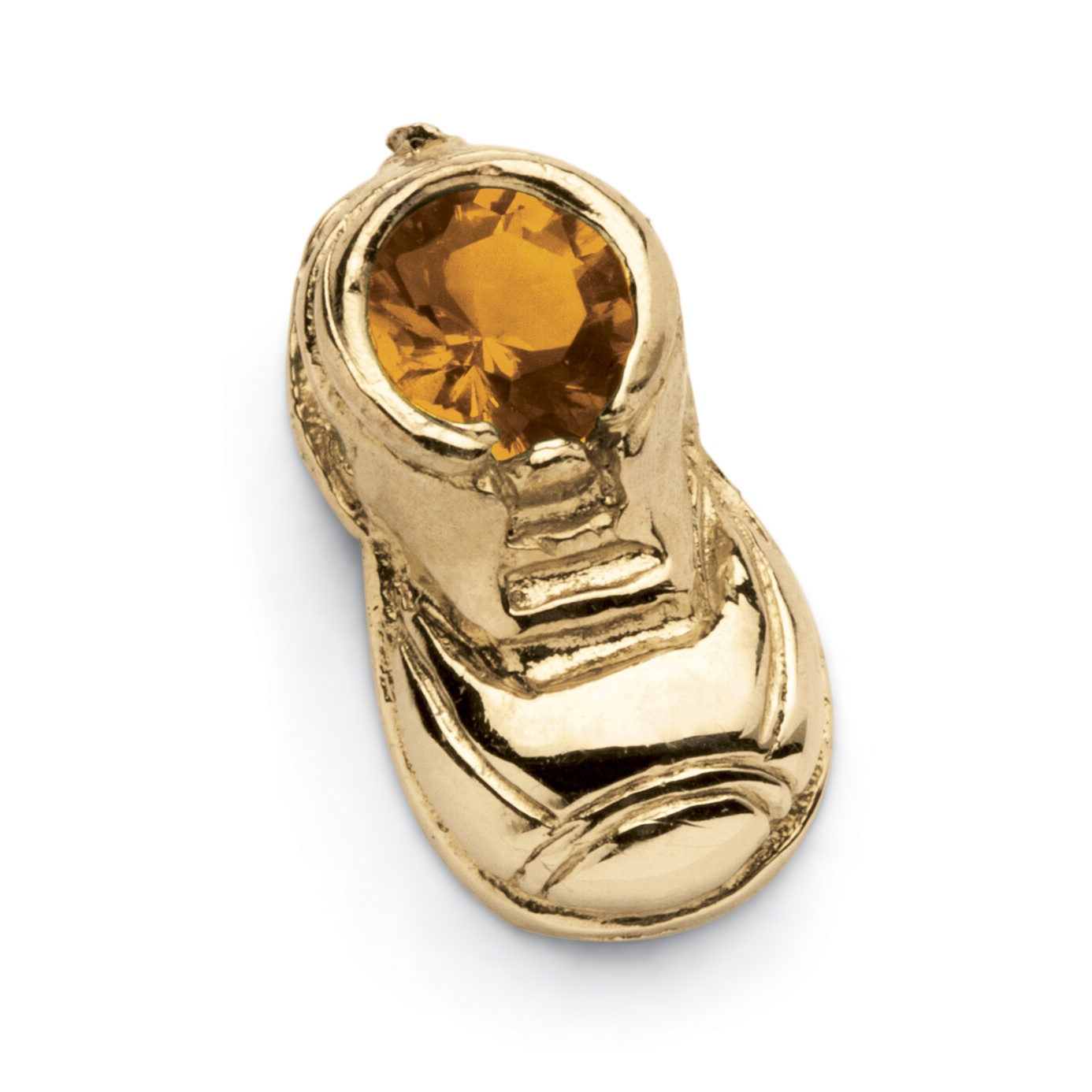 Birthstone 14k Baby Bootie Charm