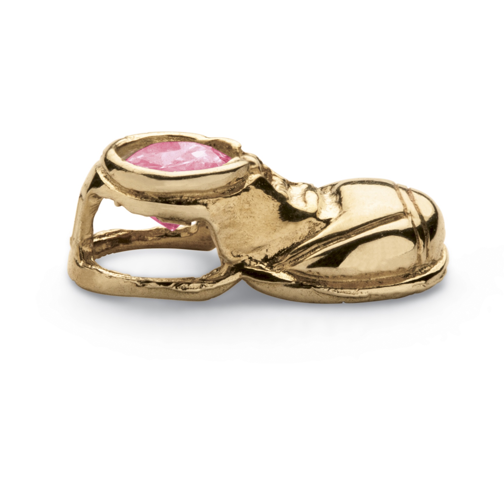 Birthstone 14k Yellow Gold Baby Bootie Charm eBay