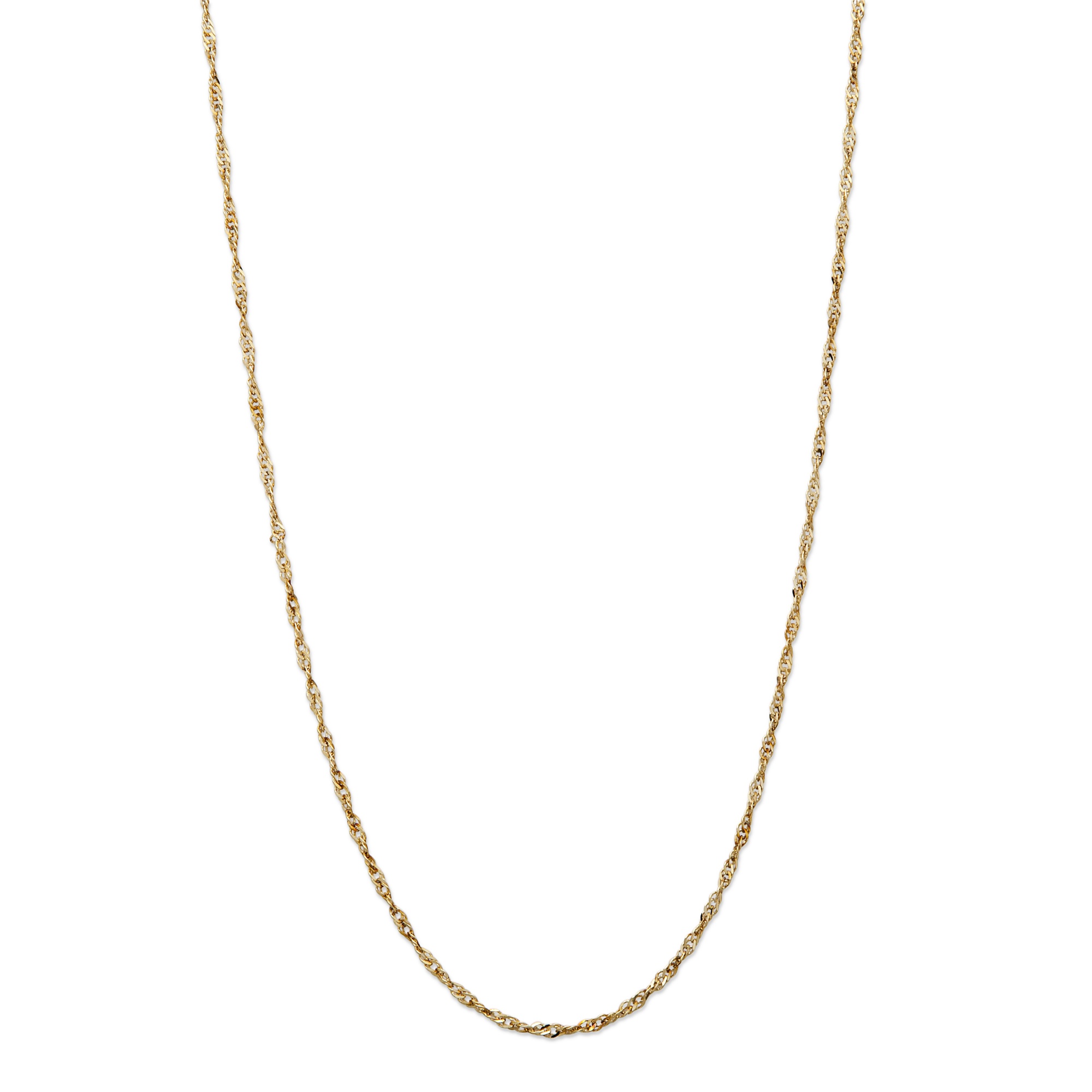 10k Gold Rope 1.3 mm, 20"