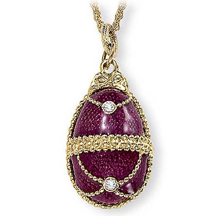 Enamel Egg Pendant
