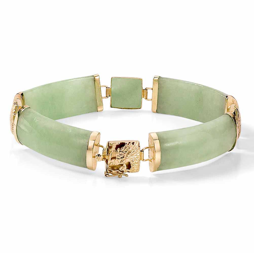 where to find jade elephant bracelet. Jade 14k Bracelet 7 1/4" [Read more]