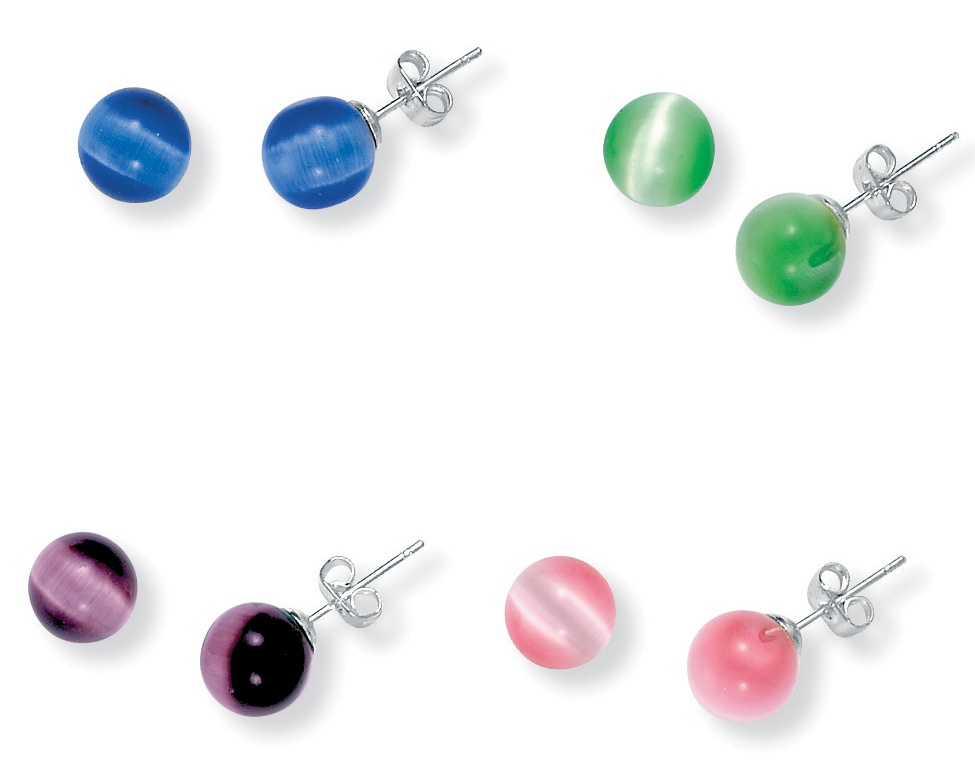 4-Pair Earring Set