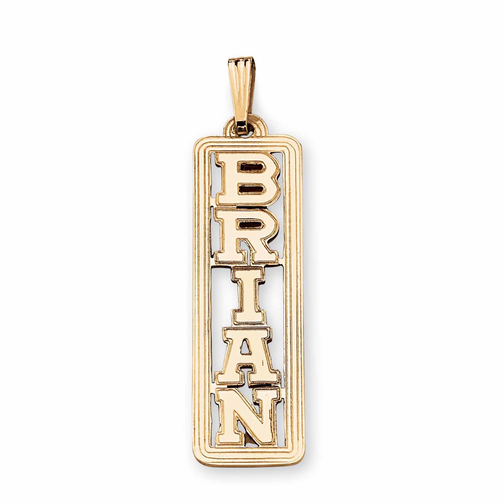 10k Name Pendant