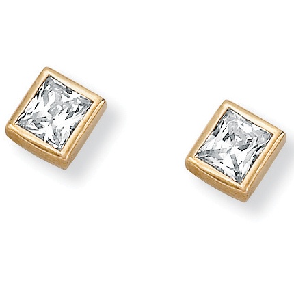 4.29 CT.T.W. DiamonUltra&trade; CZ Pierced Earrings