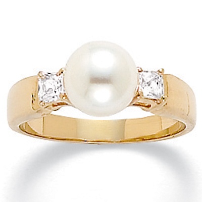 Sim. Pearl Ring