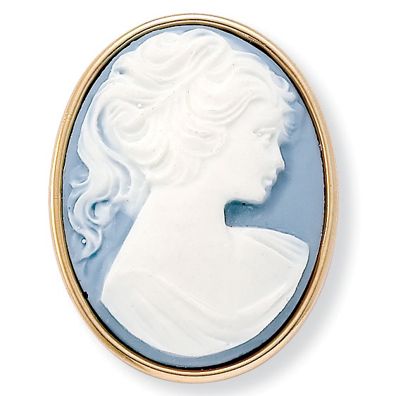 Cameo-Style Pin