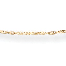 18k Gold Rope 18"
