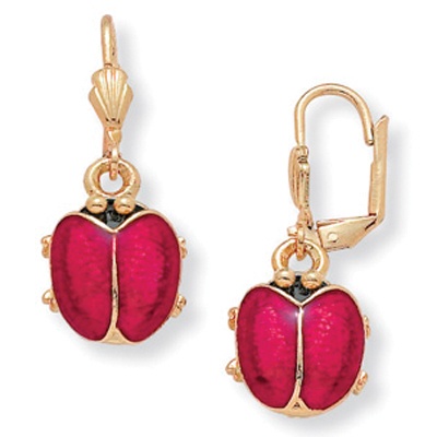 Red Ladybug Earrings