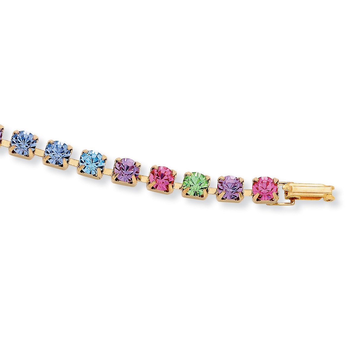 Goldtone Crystal Bracelet(Women's)