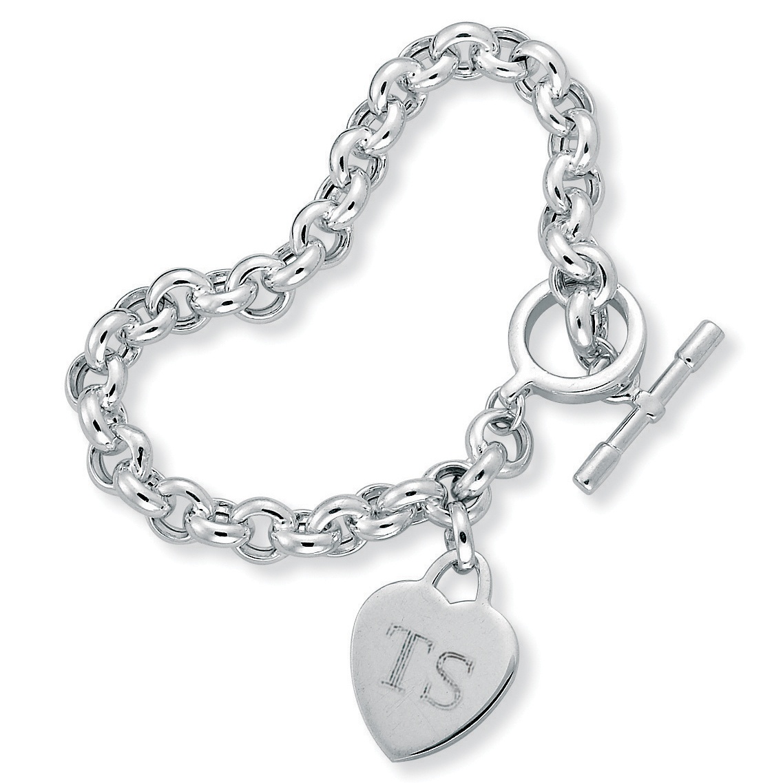 Silver Rolo-Link Bracelet 8