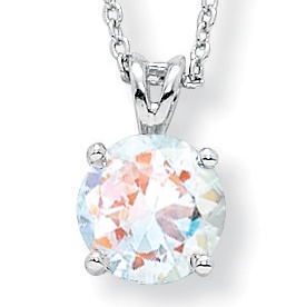 Starlight DiamonUltra&trade; CZ Sterling Silver Pendant