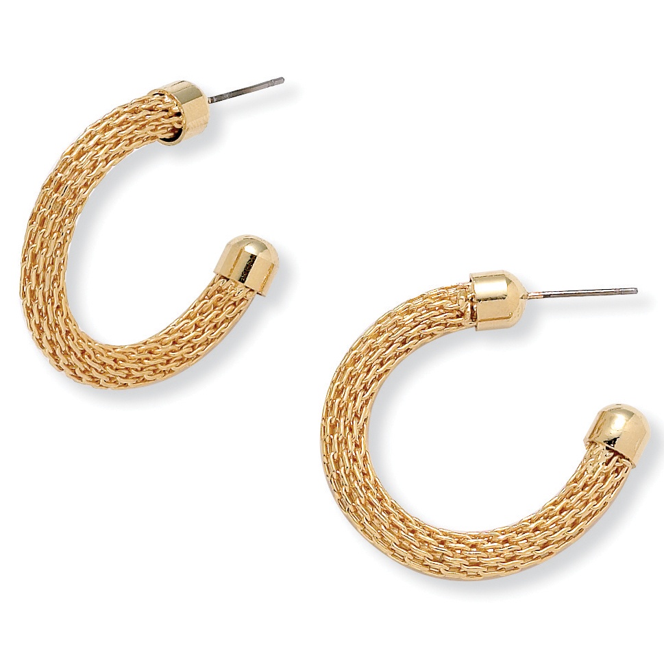 Mesh Hoop Earrings