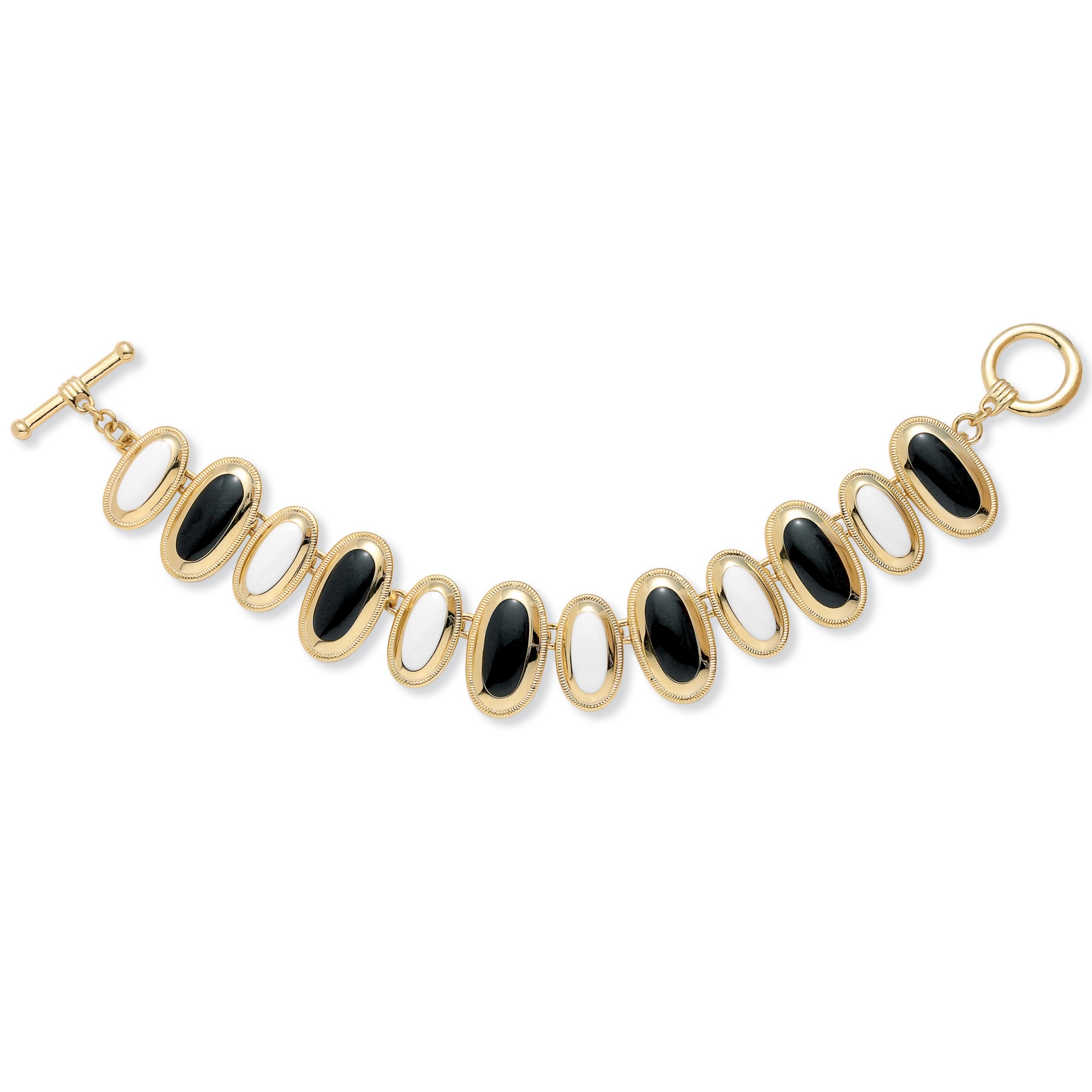 Gold-Plated Epoxy Necklace