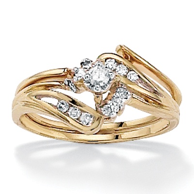 2-Piece Diamond 10k Wedding Set