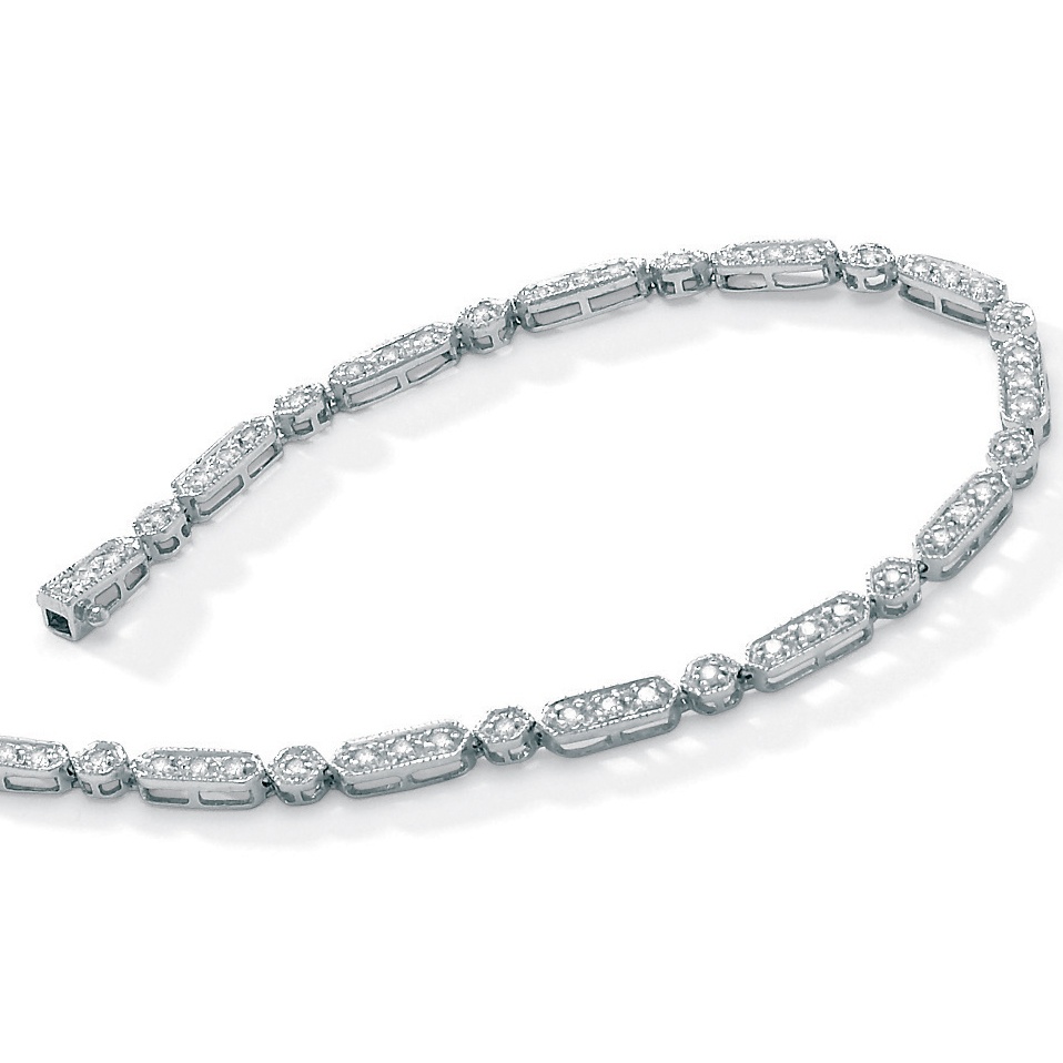 Diamond 10k Tennis Bracelet 7 1/4"