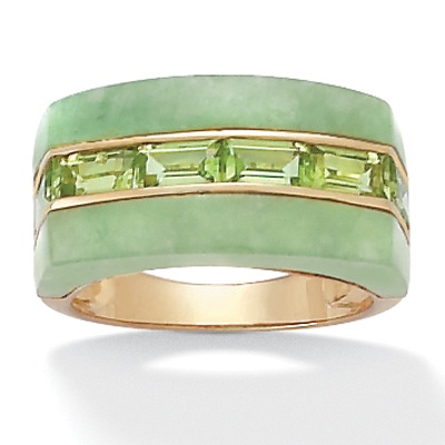 Jade 14k Gold Ring