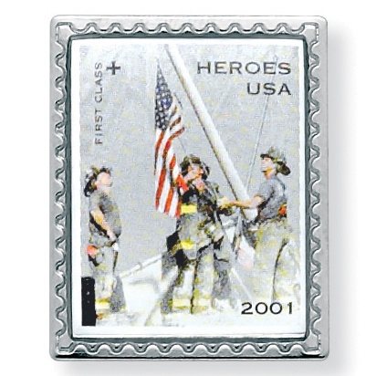 Heroes USA Pin