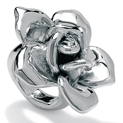 Silver Flower Ring