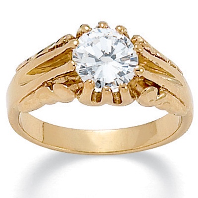 Men's DiamonUltra&trade; CZ Solitaire Ring