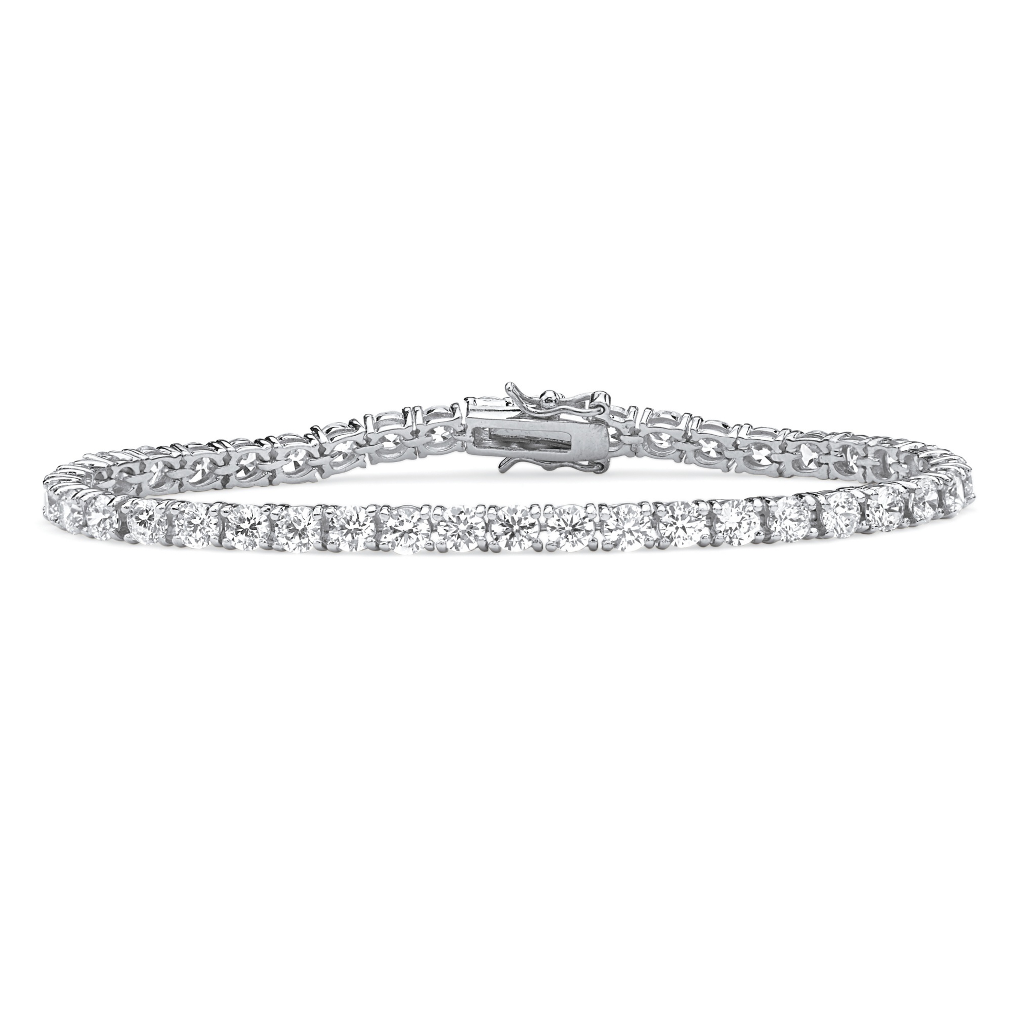 DiamonUltra&trade; CZ Silver Bracelet 7 1/2