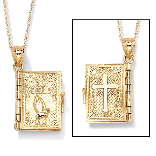 14k Gold "Lord's Prayer" Pendant