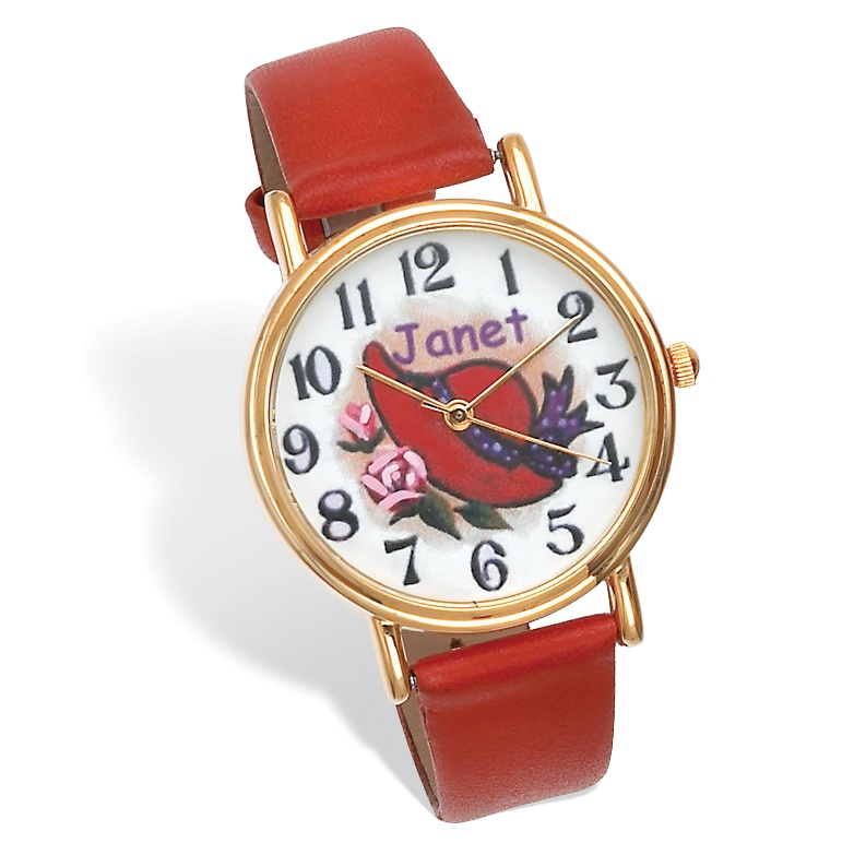 Hat Motif Watch 7"