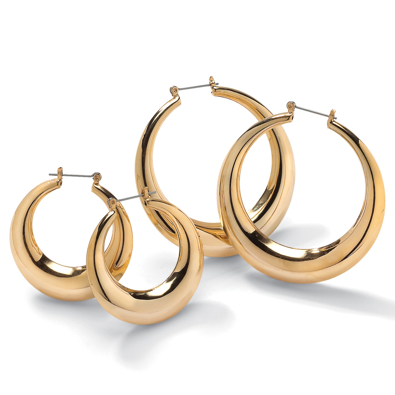 2 Piece Hoop Earring Set