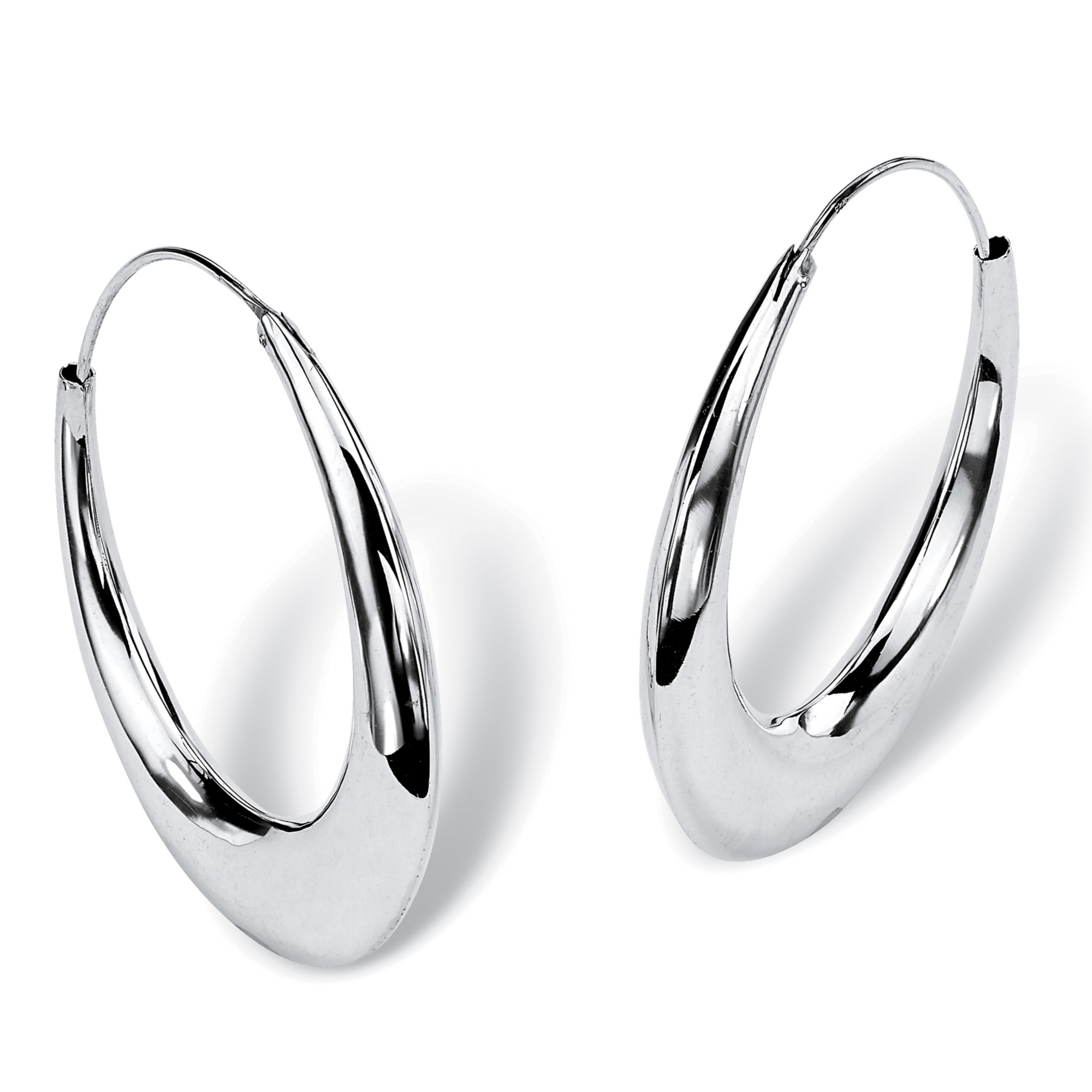 Silver Hoop Earrings