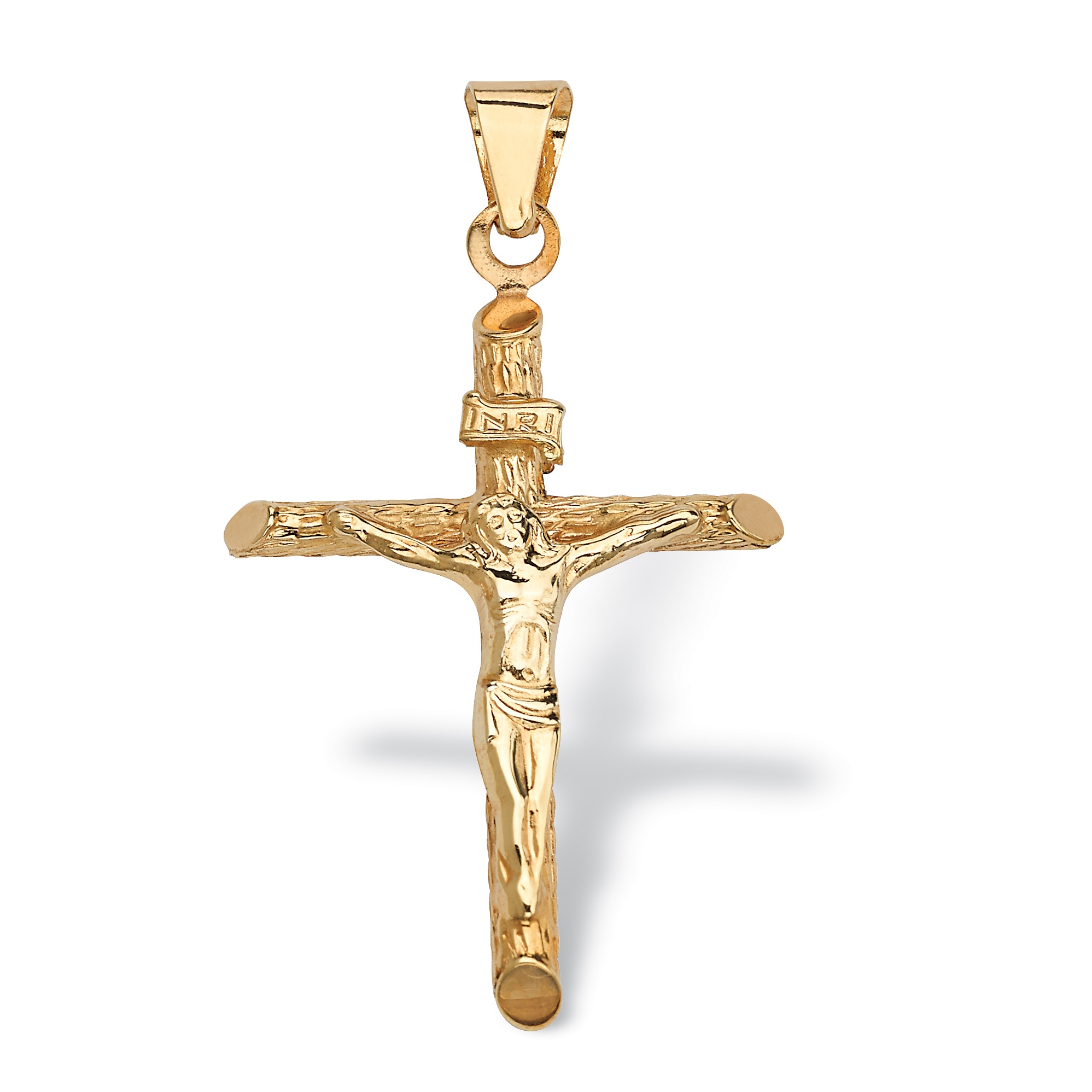 14k Gold Crucifix Charm