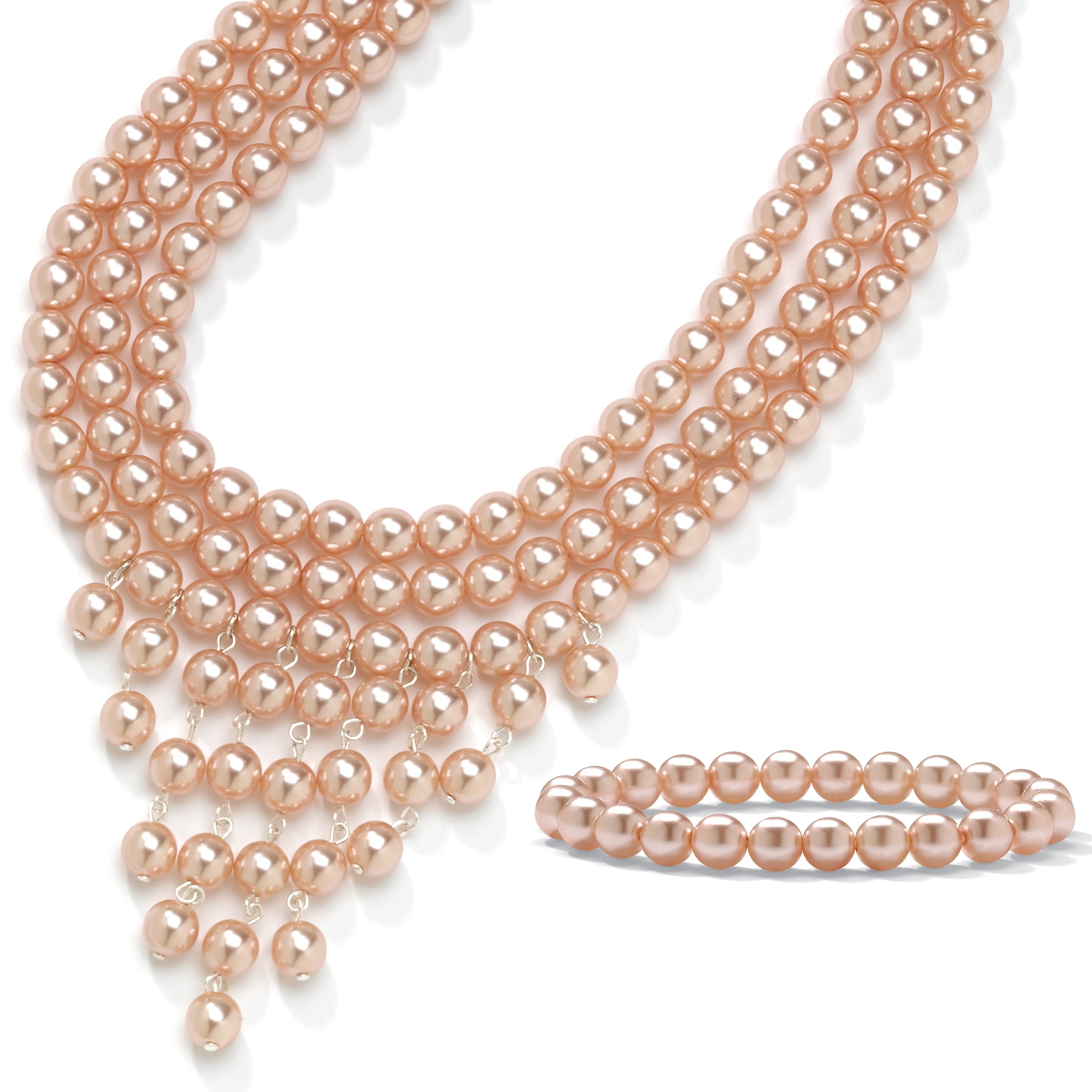2-Piece Simulated Pearl Set