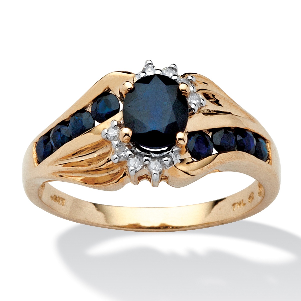 Blue Sapphire 10k Gold Ring